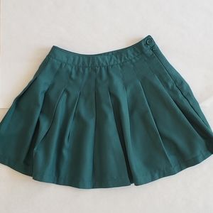 Forever 21 Green Plaid Mini Skirt